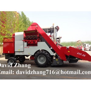 Top quality 4YZ-3A Corn Maize combine harvester with ISO